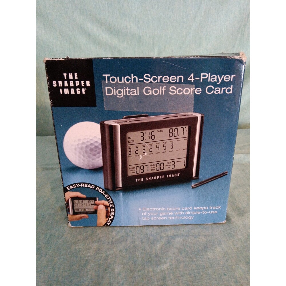 Golf 4 player electronic scorecard, works
